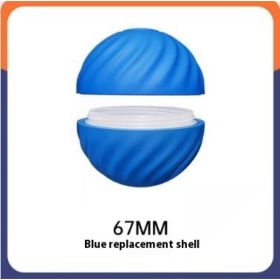 Pet Dog Rubber Ball Toys For Dogs Resistance To Bite Dog Chew Toys Puppy Pets Dogs Training Products (Option: Blue replacement shell 67mm)