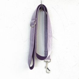 MUTTCO drawstring traction belt set (Option: Light purple Leash-XL)