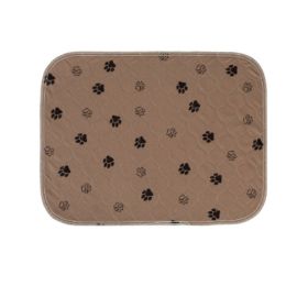 Three-layer Waterproof Pet Absorbent Pad (Option: Brown-M)