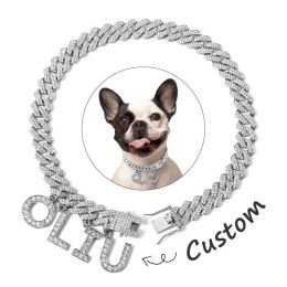 Luxury Alloy Dog Firewood Walking Collar (Option: Silver-25cm)