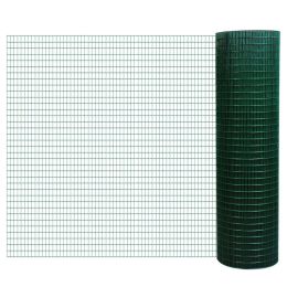 PVC Coated Steel Chicken Rabbit Mesh Fencing Wire Garden Galvanized Fence Border (Option: Dark Green-930x265x270 mm)