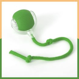 Cat Toy Self-Hi Funny Cat Rolling Ball Pets Relief Toy Pet Products (Option: With rope Green)